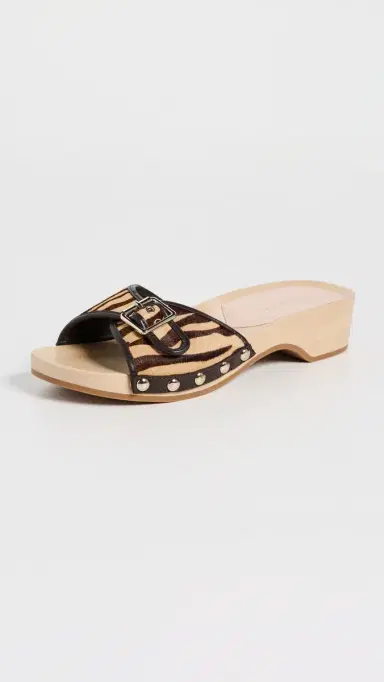 Loeffler Randall Paulie Studded Flat Sandals Zebra | Thumbnail 2 Loeffler Randall Paulie Studded Flat Sandals Zebra | Thumbnail 2