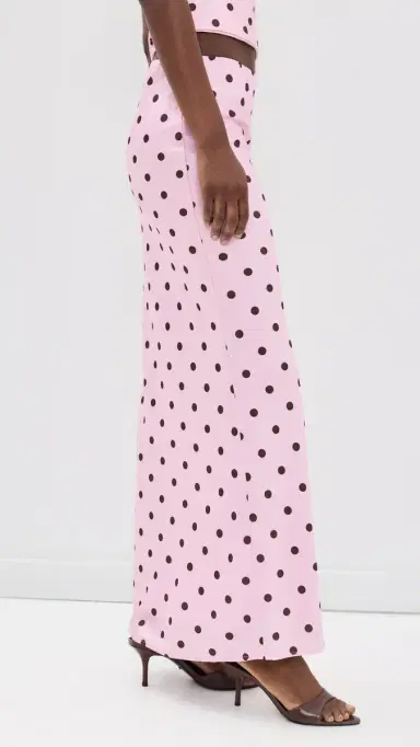 Runaway the Label Blaine Maxi Skirt MUK/CHOC POLKA | Thumbnail 4 Runaway the Label Blaine Maxi Skirt MUK/CHOC POLKA | Thumbnail 4