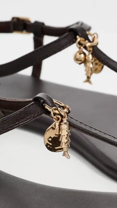 Madewell x Shopbop Izzie Ietra Charm Sandals Coffee Bean | Thumbnail 6 Madewell x Shopbop Izzie Ietra Charm Sandals Coffee Bean | Thumbnail 6