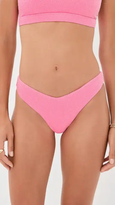 BEACH RIOT Vanessa Bikini Bottoms Shoreline Pink Shine L | Thumbnail 3 BEACH RIOT Vanessa Bikini Bottoms Shoreline Pink Shine L | Thumbnail 3
