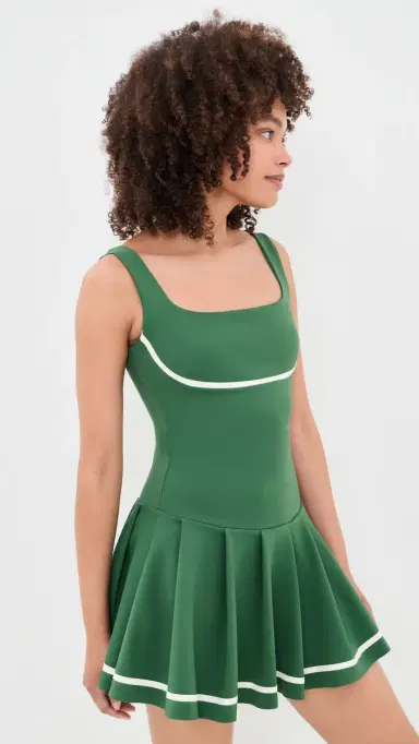 Port de Bras Blair Dress Emerald/Chantilly M | Thumbnail 4 Port de Bras Blair Dress Emerald/Chantilly M | Thumbnail 4