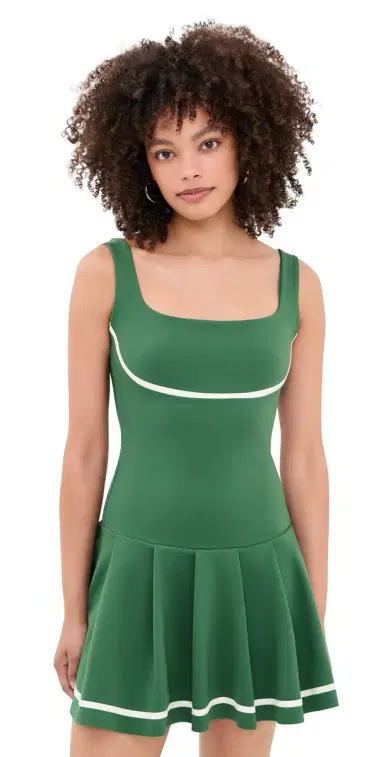 Port de Bras Blair Dress Emerald/Chantilly M | Thumbnail 1 Port de Bras Blair Dress Emerald/Chantilly M | Thumbnail 1