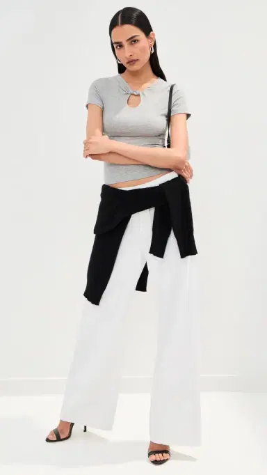 LE BOP Bisou Top Heather Grey L | Thumbnail 5 LE BOP Bisou Top Heather Grey L | Thumbnail 5