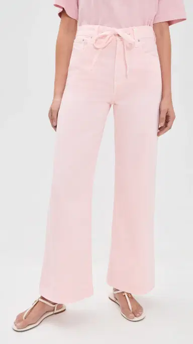 Madewell x Shopbop Ultimate Wide-Leg Jeans Pale Pink | Thumbnail 2 Madewell x Shopbop Ultimate Wide-Leg Jeans Pale Pink | Thumbnail 2