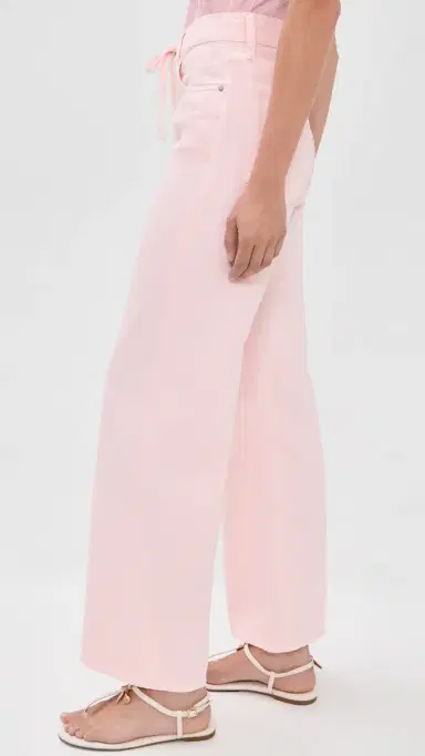 Madewell x Shopbop Ultimate Wide-Leg Jeans Pale Pink | Thumbnail 4 Madewell x Shopbop Ultimate Wide-Leg Jeans Pale Pink | Thumbnail 4