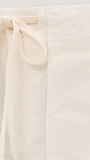AMO Easy Drawstring Slouch Crop Trousers Bone | Thumbnail 6 AMO Easy Drawstring Slouch Crop Trousers Bone | Thumbnail 6