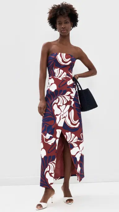 Seven Wonders arta Maxi Dress Azure Print Red/Navy | Thumbnail 2 Seven Wonders arta Maxi Dress Azure Print Red/Navy | Thumbnail 2