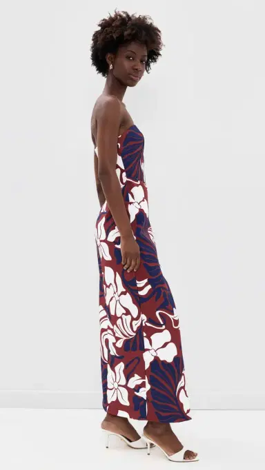 Seven Wonders arta Maxi Dress Azure Print Red/Navy | Thumbnail 4 Seven Wonders arta Maxi Dress Azure Print Red/Navy | Thumbnail 4