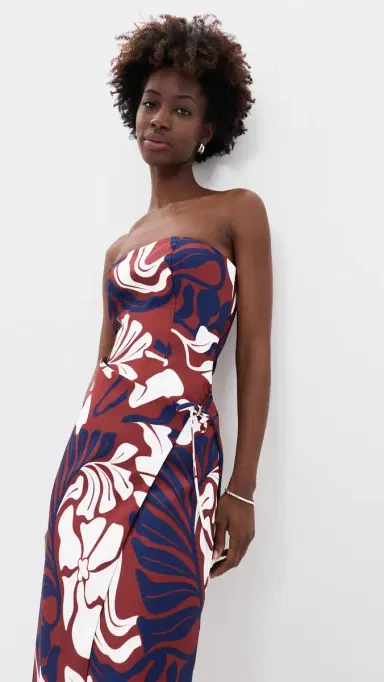 Seven Wonders arta Maxi Dress Azure Print Red/Navy | Thumbnail 5 Seven Wonders arta Maxi Dress Azure Print Red/Navy | Thumbnail 5