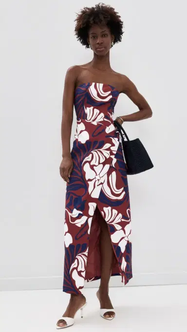 Seven Wonders arta Maxi Dress Azure Print Red/Navy | Thumbnail 6 Seven Wonders arta Maxi Dress Azure Print Red/Navy | Thumbnail 6