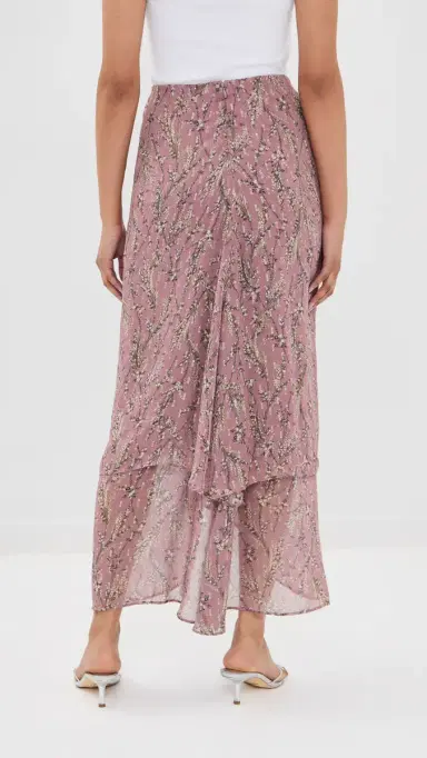 Veronica Beard Sira Skirt Orchid Haze Multi 8 | Thumbnail 3 Veronica Beard Sira Skirt Orchid Haze Multi 8 | Thumbnail 3