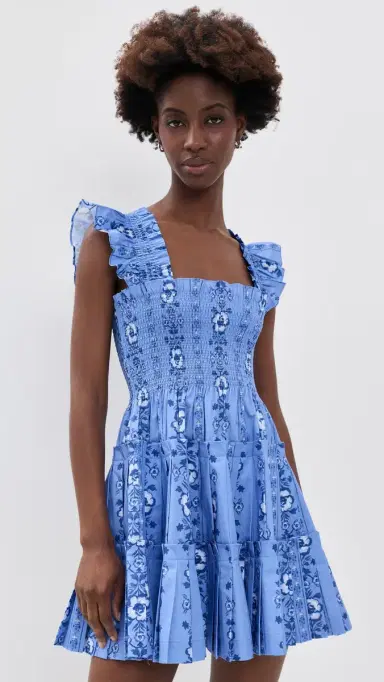 Hill House Home The Charlotte Nap Dress Arcadia Border M | Thumbnail 2 Hill House Home The Charlotte Nap Dress Arcadia Border M | Thumbnail 2