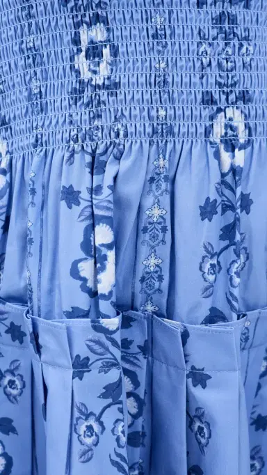 Hill House Home The Charlotte Nap Dress Arcadia Border M | Thumbnail 6 Hill House Home The Charlotte Nap Dress Arcadia Border M | Thumbnail 6