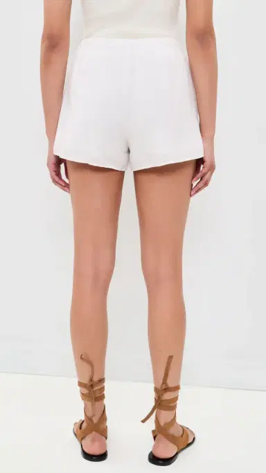 Madewell x Shopbop Pull-On Linen Shorts White | Thumbnail 3 Madewell x Shopbop Pull-On Linen Shorts White | Thumbnail 3