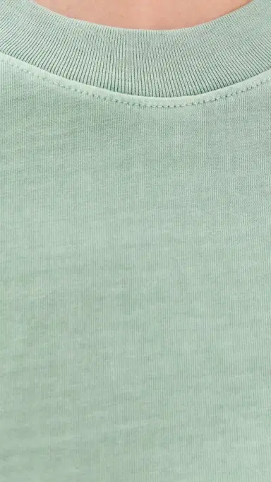 Madewell x Shopbop Boxy Crop Tee Pale Celadon M | Thumbnail 6 Madewell x Shopbop Boxy Crop Tee Pale Celadon M | Thumbnail 6