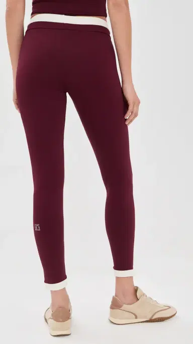 Port de Bras Anne Full Leggings Burgundy/Chantilly M | Thumbnail 3 Port de Bras Anne Full Leggings Burgundy/Chantilly M | Thumbnail 3