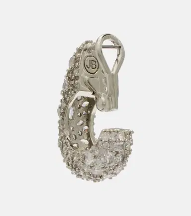 Jennifer Behr Crystal-embellished hoop earrings | Thumbnail 4 Jennifer Behr Crystal-embellished hoop earrings | Thumbnail 4