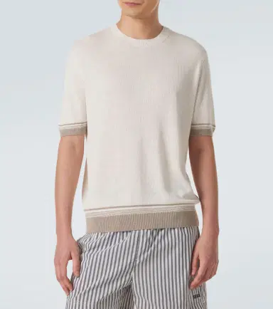 Zegna Waffle-knit silk, linen, and cashmere sweater | Thumbnail 3 Zegna Waffle-knit silk, linen, and cashmere sweater | Thumbnail 3