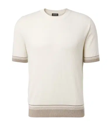 Zegna Waffle-knit silk, linen, and cashmere sweater | Thumbnail 1 Zegna Waffle-knit silk, linen, and cashmere sweater | Thumbnail 1