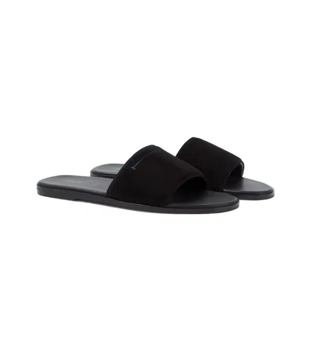 Suede slides Suede slides
