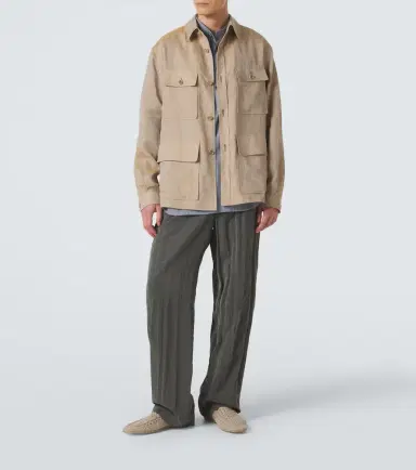 Giorgio Armani Linen overshirt | Thumbnail 2 Giorgio Armani Linen overshirt | Thumbnail 2