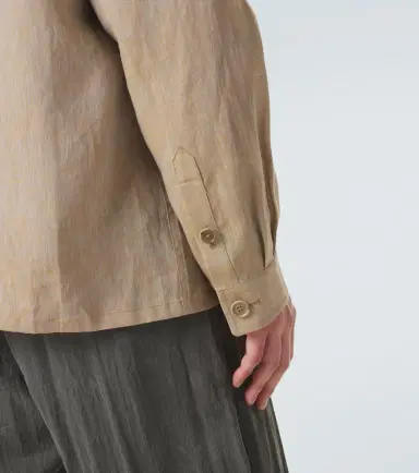 Giorgio Armani Linen overshirt | Thumbnail 5 Giorgio Armani Linen overshirt | Thumbnail 5