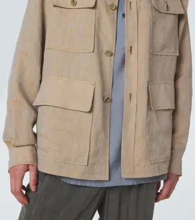 Giorgio Armani Linen overshirt | Thumbnail 7 Giorgio Armani Linen overshirt | Thumbnail 7