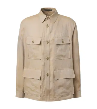 Giorgio Armani Linen overshirt | Thumbnail 1 Giorgio Armani Linen overshirt | Thumbnail 1