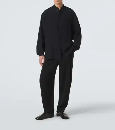 Giorgio Armani Pleated tapered pants | Thumbnail 3 Giorgio Armani Pleated tapered pants | Thumbnail 3