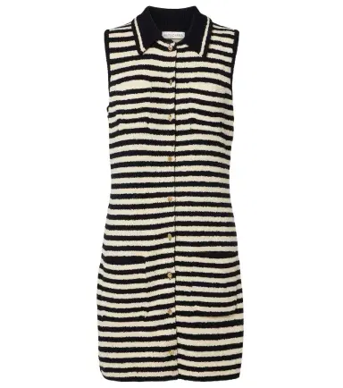 Altuzarra Mamie striped cotton-blend polo dress | Thumbnail 1 Altuzarra Mamie striped cotton-blend polo dress | Thumbnail 1