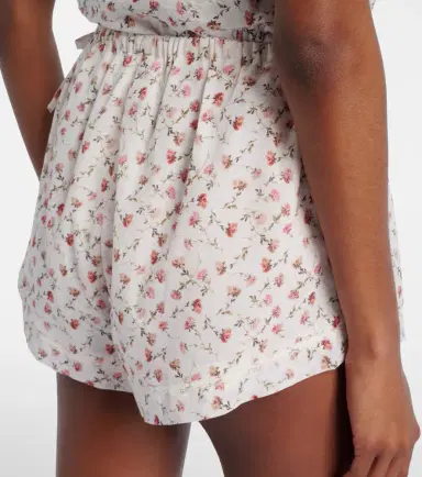 Posse Charlotte floral cotton shorts | Thumbnail 5 Posse Charlotte floral cotton shorts | Thumbnail 5