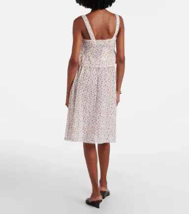 Posse Charlotte floral cotton midi skirt | Thumbnail 2 Posse Charlotte floral cotton midi skirt | Thumbnail 2