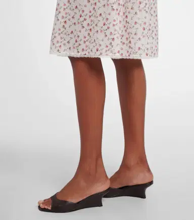 Posse Charlotte floral cotton midi skirt | Thumbnail 4 Posse Charlotte floral cotton midi skirt | Thumbnail 4