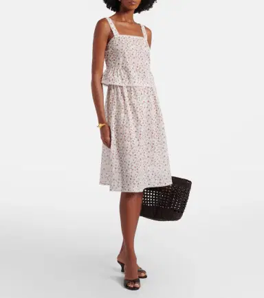Posse Charlotte floral cotton midi skirt | Thumbnail 5 Posse Charlotte floral cotton midi skirt | Thumbnail 5
