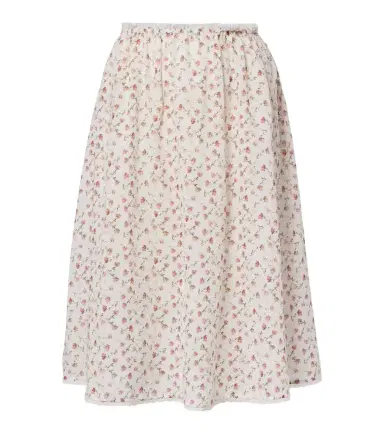 Posse Charlotte floral cotton midi skirt | Thumbnail 1 Posse Charlotte floral cotton midi skirt | Thumbnail 1