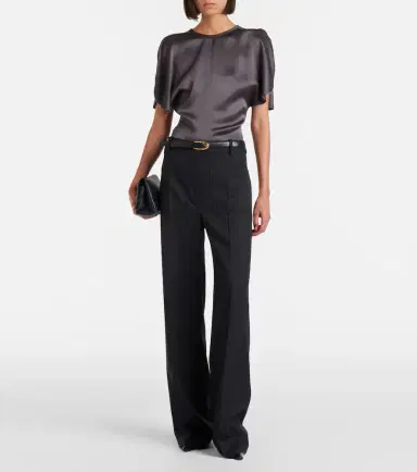 Victoria Beckham Bela crêpe satin top | Thumbnail 5 Victoria Beckham Bela crêpe satin top | Thumbnail 5