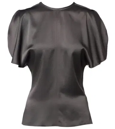 Victoria Beckham Bela crêpe satin top | Thumbnail 1 Victoria Beckham Bela crêpe satin top | Thumbnail 1