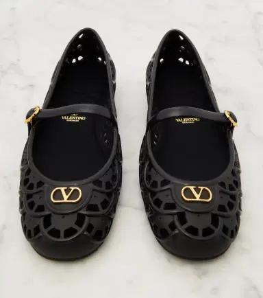 Valentino Garavani Ondette VLogo Mary Jane flats | Thumbnail 4 Valentino Garavani Ondette VLogo Mary Jane flats | Thumbnail 4
