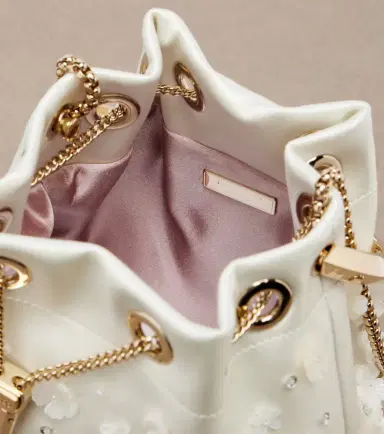 Jimmy Choo Bon Bon Small embellished satin bucket bag | Thumbnail 4 Jimmy Choo Bon Bon Small embellished satin bucket bag | Thumbnail 4