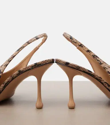 Jimmy Choo Isa snake-effect leather slingback pumps | Thumbnail 4 Jimmy Choo Isa snake-effect leather slingback pumps | Thumbnail 4
