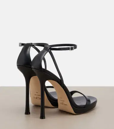 Jimmy Choo Moza leather platform sandals | Thumbnail 3 Jimmy Choo Moza leather platform sandals | Thumbnail 3