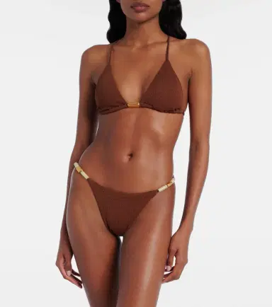 ViX Paula Hermanny Harper beaded triangle bikini top | Thumbnail 3 ViX Paula Hermanny Harper beaded triangle bikini top | Thumbnail 3