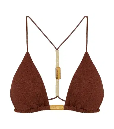 ViX Paula Hermanny Harper beaded triangle bikini top | Thumbnail 1 ViX Paula Hermanny Harper beaded triangle bikini top | Thumbnail 1