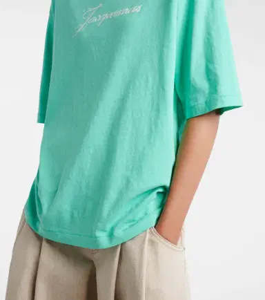 Jacquemus Logo cotton and hemp jersey T-shirt | Thumbnail 3 Jacquemus Logo cotton and hemp jersey T-shirt | Thumbnail 3
