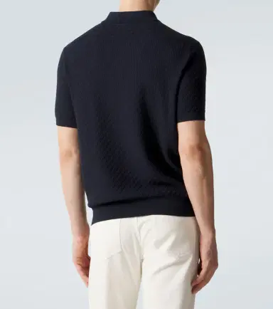 Brioni Cotton, silk, and cashmere polo shirt | Thumbnail 4 Brioni Cotton, silk, and cashmere polo shirt | Thumbnail 4