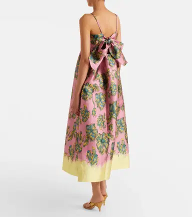 Alemais Alémais Faye floral midi dress | Thumbnail 2 Alemais Alémais Faye floral midi dress | Thumbnail 2
