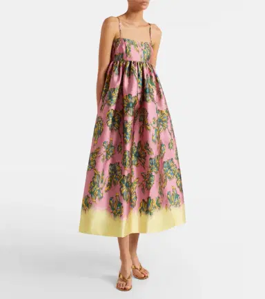 Alemais Alémais Faye floral midi dress | Thumbnail 3 Alemais Alémais Faye floral midi dress | Thumbnail 3