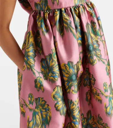 Alemais Alémais Faye floral midi dress | Thumbnail 5 Alemais Alémais Faye floral midi dress | Thumbnail 5