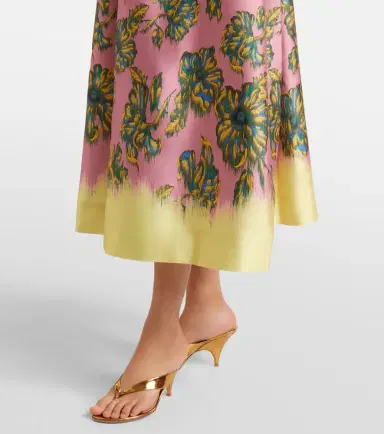 Alemais Alémais Faye floral midi dress | Thumbnail 6 Alemais Alémais Faye floral midi dress | Thumbnail 6