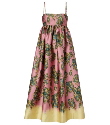 Alemais Alémais Faye floral midi dress | Thumbnail 1 Alemais Alémais Faye floral midi dress | Thumbnail 1